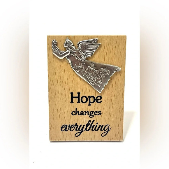 (4 for $32) GANZ Choose FOUR BNWT Wooden Inspirational Desk Signs/ and Magnet! - Picture 3 of 10